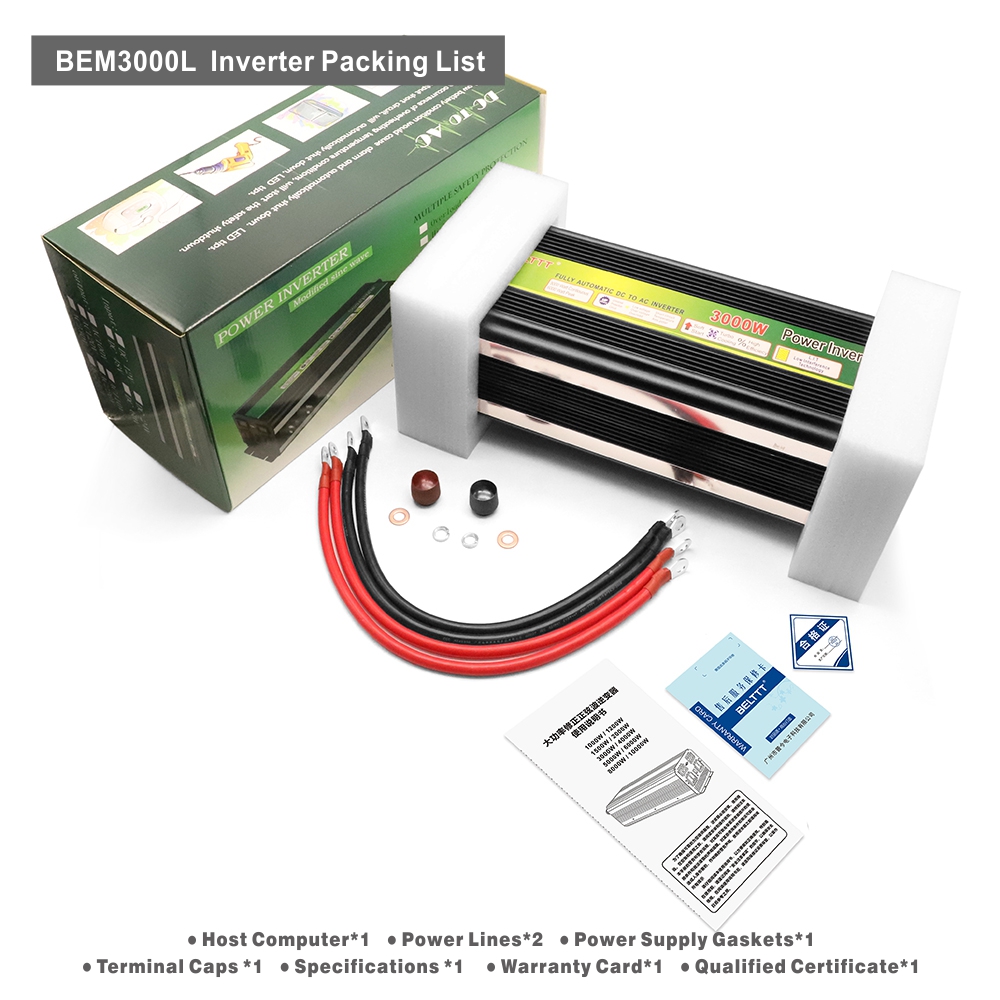 BELTTT 3000W modified sine wave inverter