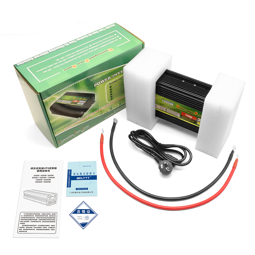 BELTTT 1000W UPS Inversor modificado de la onda sinusoidal